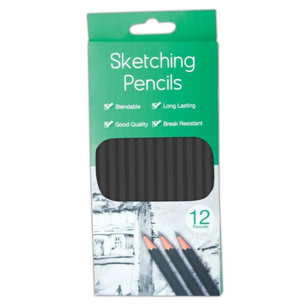 Set of 12 Graded Sketching Pencils