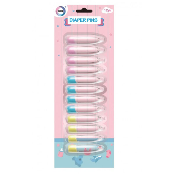 Set of 12 Large Safety Pins