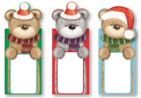 Set of 12 Premium Handcrafted Bear Place Cards