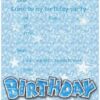 Set of 14 Blue Happy Birthday Invitation Envelopes