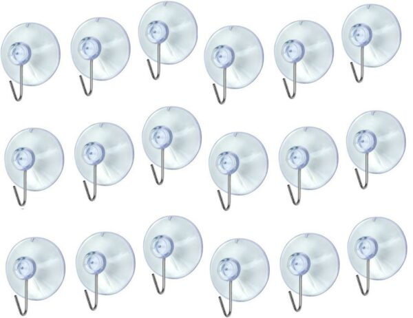 Set of 18 Suction Cup Hooks