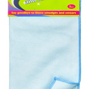 Set of 2 Bettina Microfiber Cloths for Windows and Mirrors