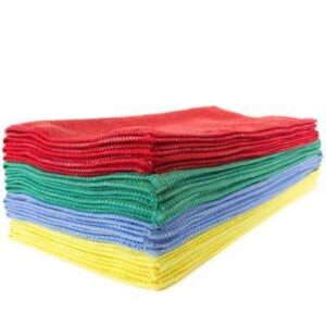 Set of 2 Floor Cloths, 30 x 40 cm, Various Colors