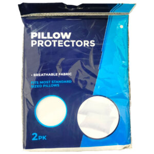 Set of 2 Pillow Protectors for Standard Size Pillows