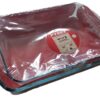 Set of 2 Rectangular Pyrex Roasters - Sizes 40x27cm & 35x23cm