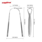 Set of 2 Stainless Steel Tongue Cleaners/Scrapers