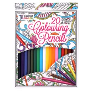 Set of 20 Full-Size Color Therapy Pencils