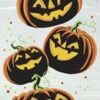 Set of 20 Pumpkin Grin Cellophane Bags