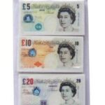 Set of 24 Novelty Erasers Featuring UK Currency Designs