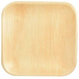 Set of 25 Palm Leaf Square Plates