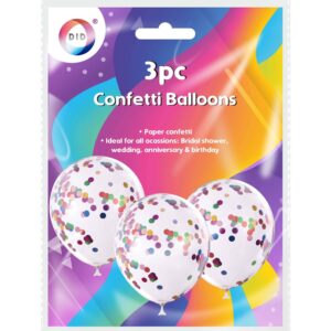 Set of 3 Confetti Balloons