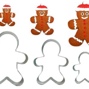 Set of 3 Gingerbread Man Cookie Cutters