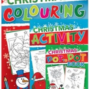 Set of 3 Holiday Activity Books