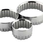 Set of 3 Metal Pastry Cutters