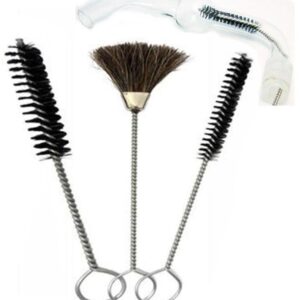 Set of 3 Mini Brushes for Pipe Cleaning