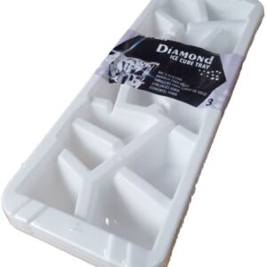 Set of 3 Plastic Diamond-Shaped Ice Cube Trays