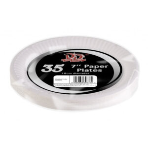 Set of 35 Paper Plates, 7 Inches