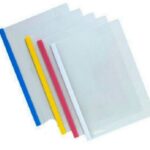 Set of 4 A4 Transparent Document Covers with Spines