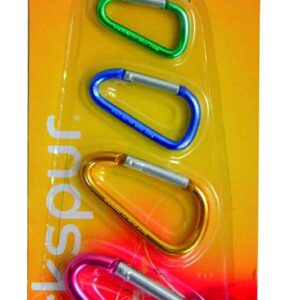 Set of 4 Aluminum Carabiner Spring Links