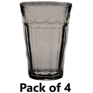 Set of 4 Duralex Picardie Grey Highball Glass Tumblers, 360ml