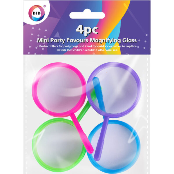 Set of 4 Mini Magnifying Glasses Party Favors