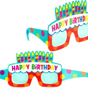 Set of 4 Paper Birthday Party Glasses