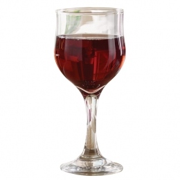 Set of 4 Ravenhead Tulip Wine Glasses, 24cl, Red