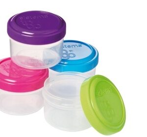 Set of 4 Sistema 35ml Dressing To-Go Containers