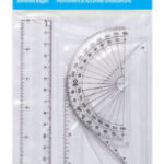 Set of 4 Small Tiger Geometry Tools
