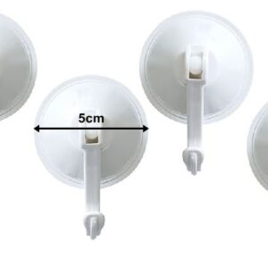 Set of 4 Vacuum Suction Hooks