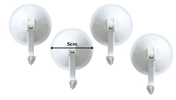 Set of 4 Vacuum Suction Hooks