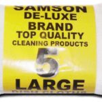 Set of 5 Large White Dish Cloths by SAMSON