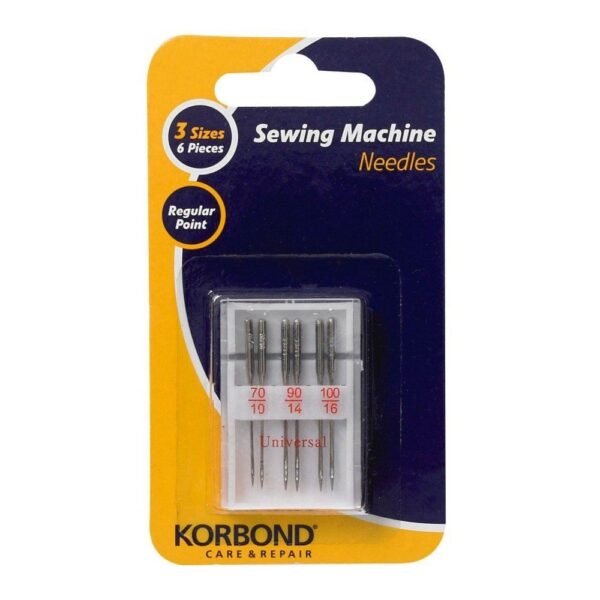 Set of 6 Korbond Needles for Sewing Machines