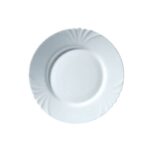 Set of 6 Luminarc Cadix White Soup/Deep Plates, 22.5 cm