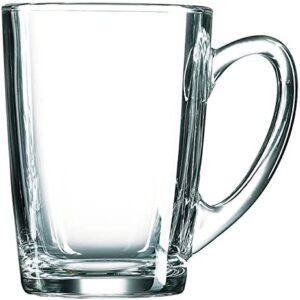 Set of 6 Luminarc New Morning Clear Mugs, 32cl each