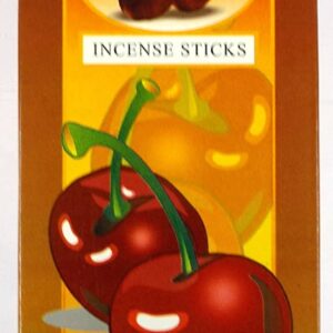 Set of 6 Packs of HEM Cherry Incense Sticks (20 Sticks per Pack)