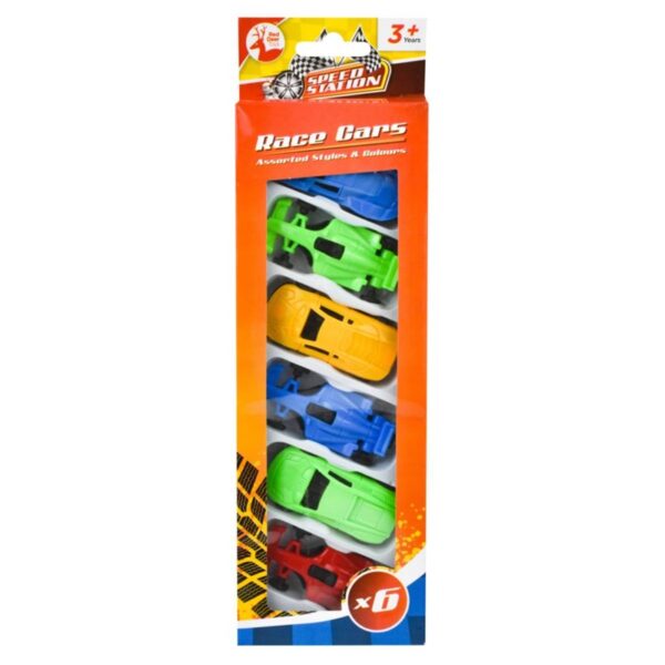 Set of 6 Racing Cars