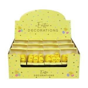 Set of 6 Yellow Easter Chicks