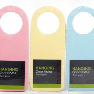 Set of 70 Door Hanging Notes