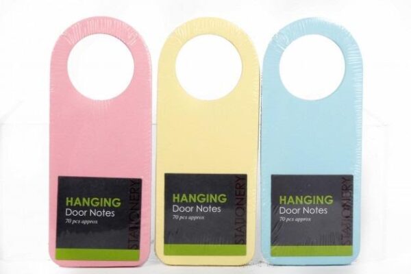 Set of 70 Door Hanging Notes