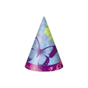 Set of 8 Butterfly-Themed Party Hats