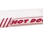 Set of 8 Red and White Disposable Paper Trays for Hot Dogs - Perfect for Hollywood Cinema Themed Retro Parties and BBQs