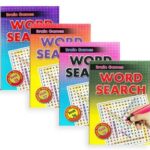 Set of Four A5 Wordsearch Books with 144 Pages Each