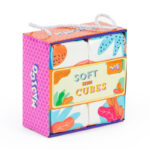 Set of Soft Sewn Cubes 10cm