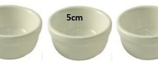 Set of Three 5cm Ceramic Ramekin Bowls