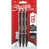 Sharpie Black S-Gel Pens 3-Pack Hang Set