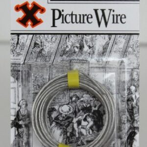 SHAW X NO.4 Stainless Steel Picture Wire, 3M, Supports up to 11.3 kg / 25 lbs