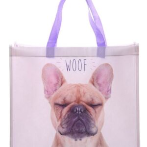 Shopping Bag with French Bulldog Design