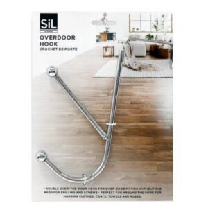 SIL Chrome Double Overdoor Hook 16cm