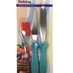 **Silicone Pastry Brush**: This brush is typically used to apply glazes, egg washes, or butter to pastries and other foods. Silicone bristles are heat-resistant and easy to...